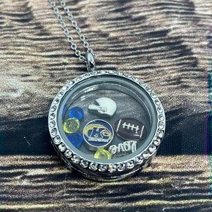 Kent State University Floating Charm Memory Locket NEW